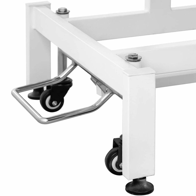Massagetafel – Behandelbank – Massagebed – Behandeltafel – Massagebank – Elektrisch Verstelbaar – 2 Motoren – Max. Draagvermogen 150 kg – Donkerbeige Eco-Leder