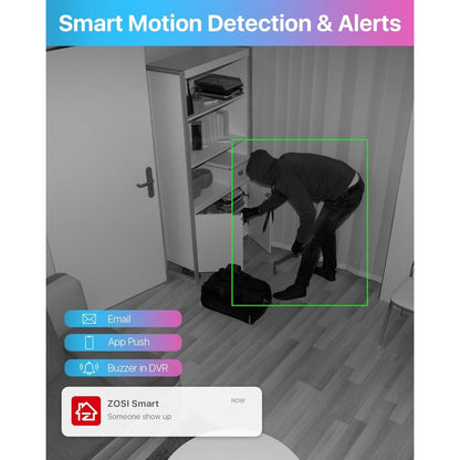 8-kanaals Bewakingsset – Beveiligingssysteem – CCTV Set – Surveillance Camera’s – Domecamera’s – Full HD 1080P – AI Bewegingserkenning – Nachtzicht – Bedraad 4 Camera’s