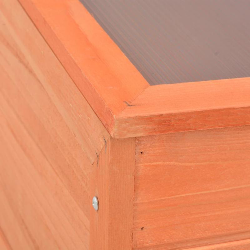 Kweekkas – Tuinkas – Broeikas – Plantenkas – Mini Kas – Houten Constructie – Compact 100x50x34 cm