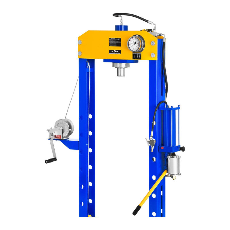 Hydraulische Werkplaatspers – Pneumatische Pers – Werkplaats Pers – Metaal Pers – Machinepers – 50 Ton Kracht – Verstelbare Werkhoogte 60-1100 mm