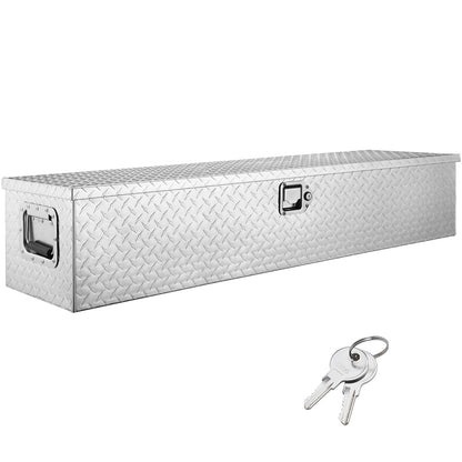 Gereedschapskist – Gereedschapskoffer – Toolbox – Opbergbox – Opbergkist – Aluminium – Waterdicht – Diamantprofiel – Met Slot – 122 x 38 x 38 cm