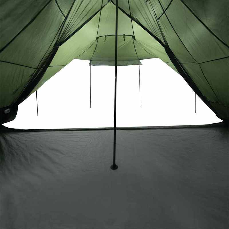 6-Person Tipi Tent High Quality Olive Green - Lightweight Easy Setup Camping Tent with Zippered Doors & Ventilation, Spacious Outdoor Shelter for Family Camping, Hiking, Picnics, Campers Accessories
