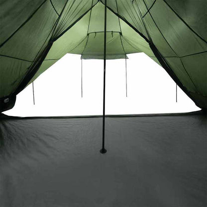 6-Person Tipi Tent High Quality Olive Green - Lightweight Easy Setup Camping Tent with Zippered Doors & Ventilation, Spacious Outdoor Shelter for Family Camping, Hiking, Picnics, Campers Accessories