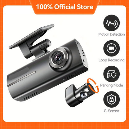 DDPAI Dash Cam N1 Dual Front & Rear Recording NightVIS Dash Cam Recorder Car DVR App Control Dashboard Camera Parking Mode Hardwire Kit 64GB Memory Card, Wireless Dash Camera for Cars, Road Trip Camera, Vehicle Security, Mode