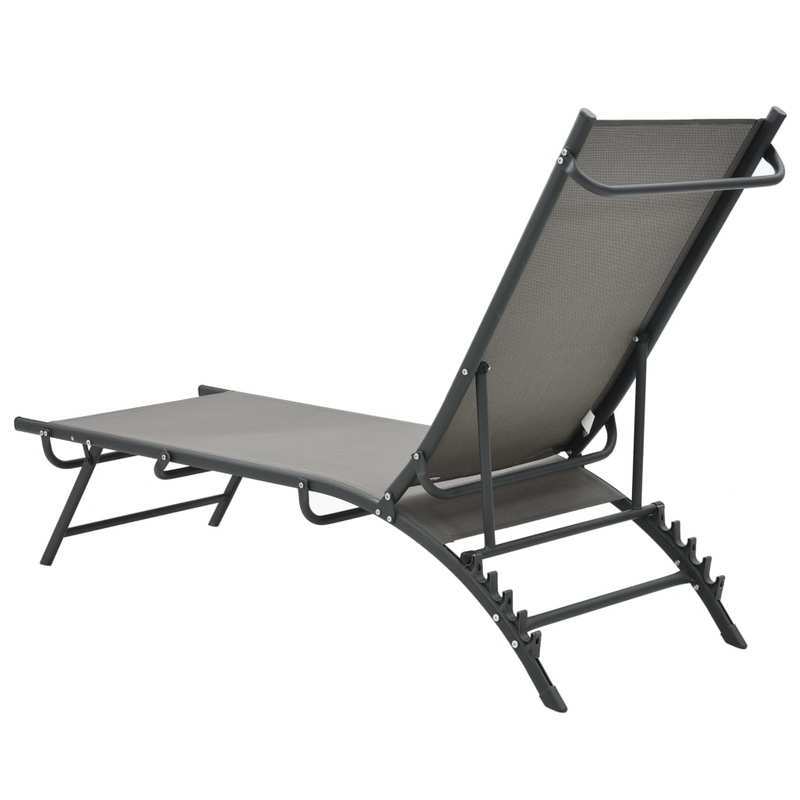Terrasstoel – Tuinstoel – Buitenstoel – Campingstoel – Strandstoel – Stalen Frame – Ergonomisch & Lichtgewicht 2-Pack