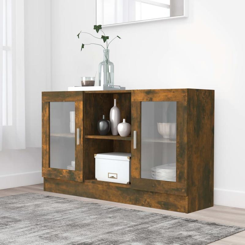 Simple Sideboard, Spacious Storage Cabinet with Display Shelf, Suitable for Kitchen, Living Room, Stylish Furniture, Offers Additional Storage Space and Home Decor, Ensures Safety. Display Cabinet 120x30.5x70 cm, Treated Wood