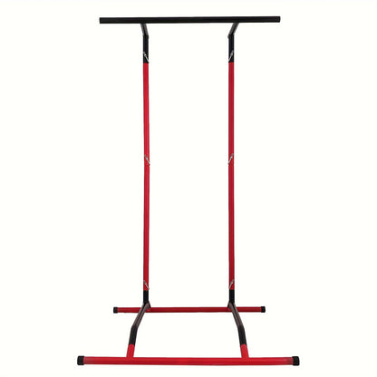 Pull Up Station 99.79KG Adjustable Power Tower Dip Station Multi Function Pull Up Dip Bar Tower, Pull Up Bar For Home Gym Strength Training Dip Stands, Red & Black