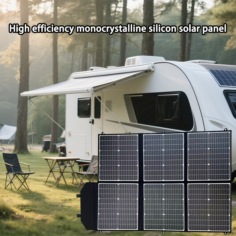 Zonnepaneel – Zonnecharger – Solar Panel – Opvouwbaar Zonnepaneel – Draagbaar Zonnepaneel – 300W Hoog Vermogen – Monokristallijn Silicium