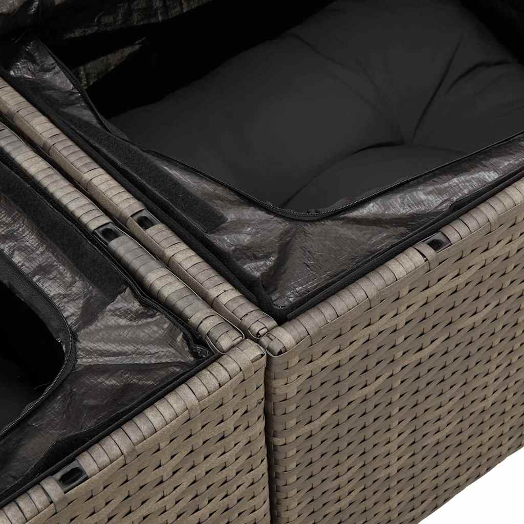 Vidaxl Modular Garden Sofa Outdoor Sectional Bench