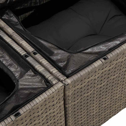 Vidaxl Modular Garden Sofa Outdoor Sectional Bench