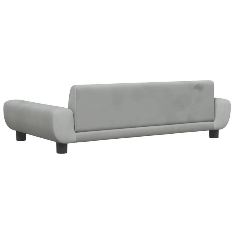 Hondenbed – Hondenkussen – Huisdierenmand – Dogbed – Lichtgrijs – Luxe Velvet – Ruim en Comfortabel – Polyester Materialen