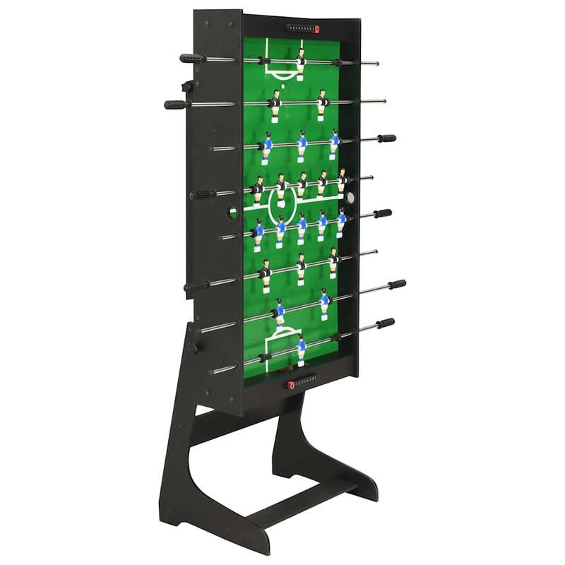 Biljarttafel – Pooltafel – Tafelbiljart – Biljardtafel – Opvouwbare Balilla – Aluminium Frame – Compact 121x61x80 cm – Zwart Design