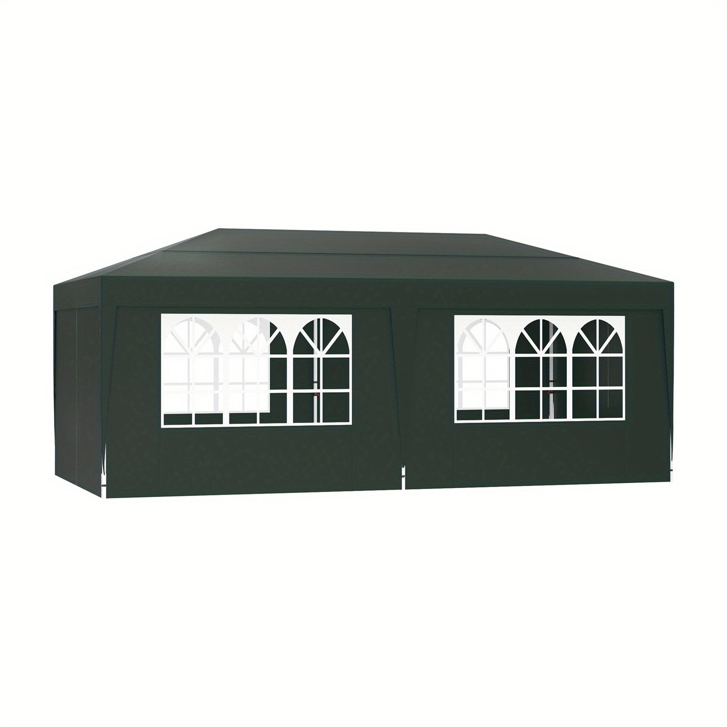 Partytent – Feesttent – Tuinent – Paviljoen – Easy Up – Verstelbare Hoogte – Waterdicht Oxford 210D Polyester Dak – Stevig Staal Frame 3x6m