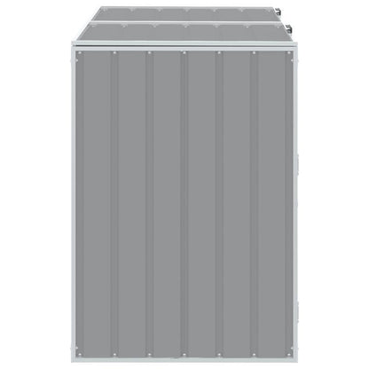 Afvalbak Buiten – Vuilnisbak – Afvalcontainer – Prullenbak – Stalen Bak – Grijs – 2 Ton Capaciteit – Weerbestendig En Roestvrij