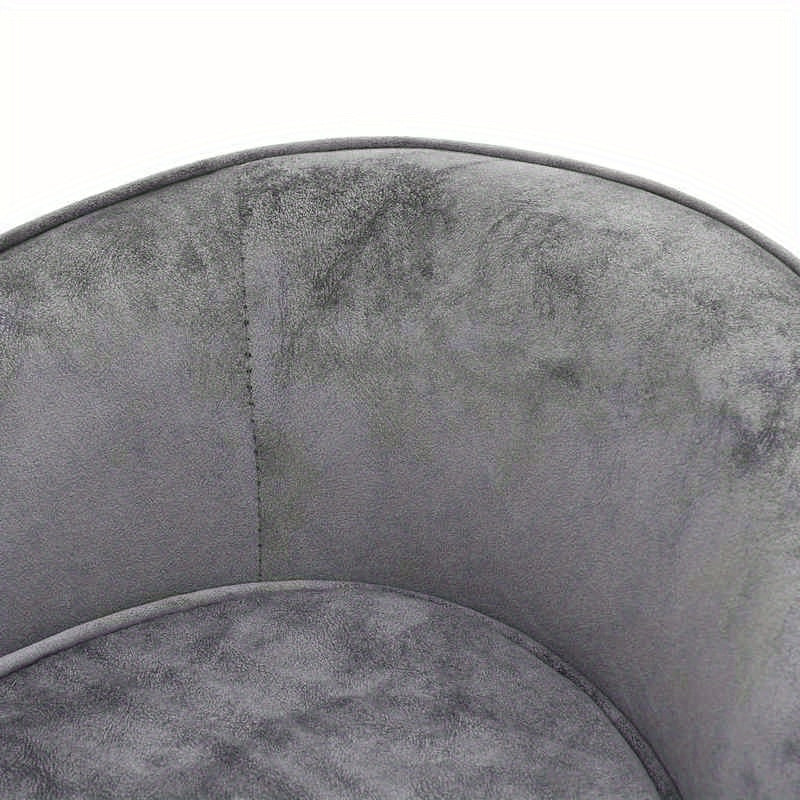 Hondenbankje – Hondenmand – Hondenkussen – Hondenbed – Sofa voor Honden – Grijs – Zacht Polyester – Comfortabele Vulling – Duurzaam – 69x49x40 cm