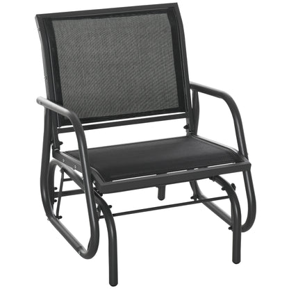 Tuinschommelbank – Tuinbank – Schommelstoel – Tuinmeubel – Loungestoel – Metalen Frame – Ademend Mesh – 2 Personen – Draagvermogen 200 kg