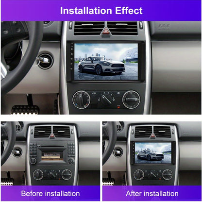 Android 15 Autoradio – Multimedia Systeem – Navigatie Unit – Touchscreen Radio – Auto Entertainment – 9 Inch Full HD IPS – Draadloze CarPlay & AHD Achteruitrijcamera