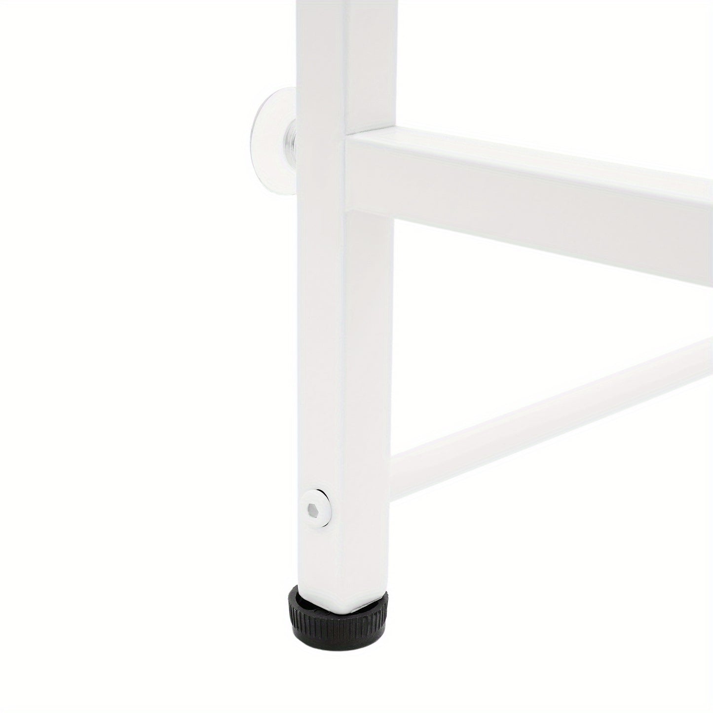 3-Tier Iron Laundry Room Storage and Organizer Standing Shelf | White, Multipurpose Use, GDRASUYA10 Brand, Floor Mounted, Utility Racks