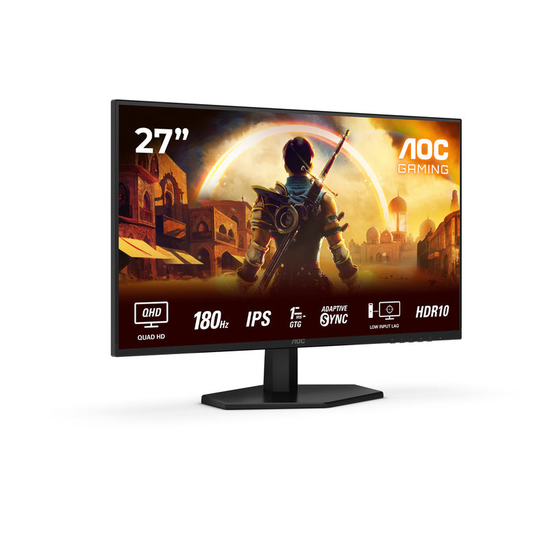 27 Inch Monitor – Computerscherm – Display – Beeldscherm – Gaming Scherm – IPS Paneel – QHD Resolutie – 180 Hz Verversingssnelheid – 1 ms Reactietijd