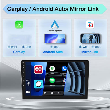 Android 13 Autoradio – Car Stereo – Multimedia Systeem – Navigatie Unit – Touchscreen Radio – Draadloze CarPlay & Android Auto – 9 Inch HD Scherm – Ingebouwde GPS & Achteruitrijcamera
