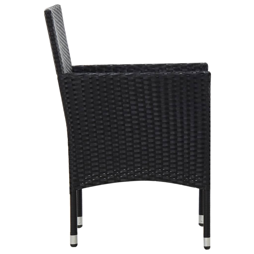 Loungeset – Tuinmeubelset – Zitgroep – Balkonset – Loungemeubel – Polyrotan – 5-Delig – Inclusief Comfortabele Kussens