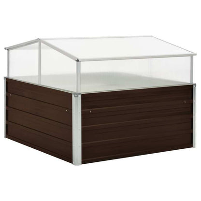 Kweekkas – Tuinkas – Broeikas – Moestuinkas – Plantenkas – 100x100x85 cm – Gegalvaniseerd Staal – Roestvast & Stevig