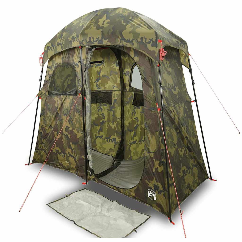Douchecabine – Douchetent – Kleedtent – Toilettent – Kampeertent – Waterdicht Polyester – Ruimte voor 2 Personen