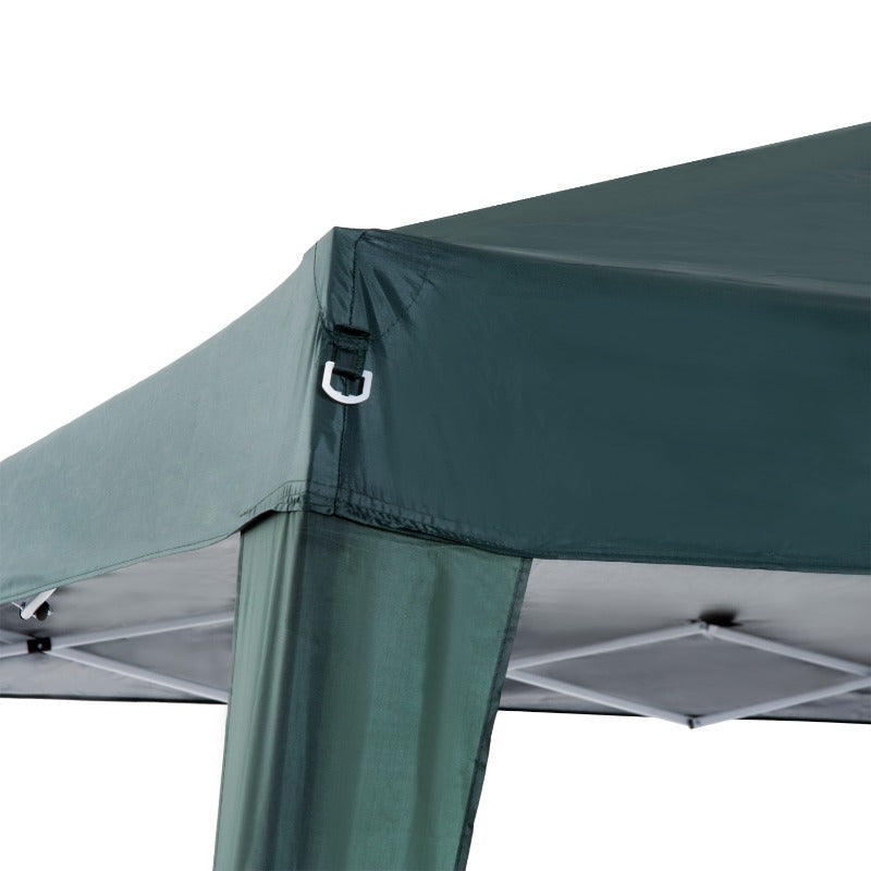Partytent – Tuinpaviljoen – Vouwtent – Opvouwbare Tent – Schaduwtent – 2,4x2,4 m – UV Bescherming – Stalen Frame