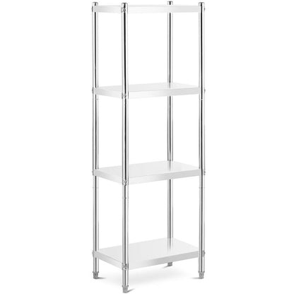Metal Warehouse Gastronomic Shelving Unit Up to 200 Kg, 60 X 40 X 180 Cm