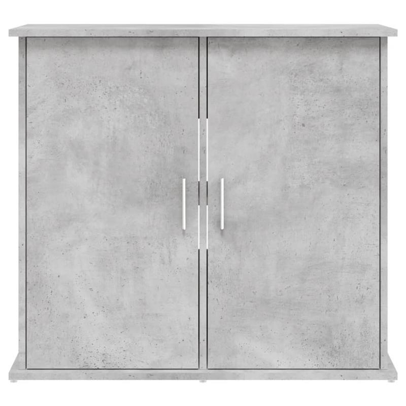 Aquariumkast – Aquariummeubel – Vistentafel – Visbak Kast – Aquariumstandaard – Betonlook Grijs & Hout – Stevige Constructie – 81x36x73 cm