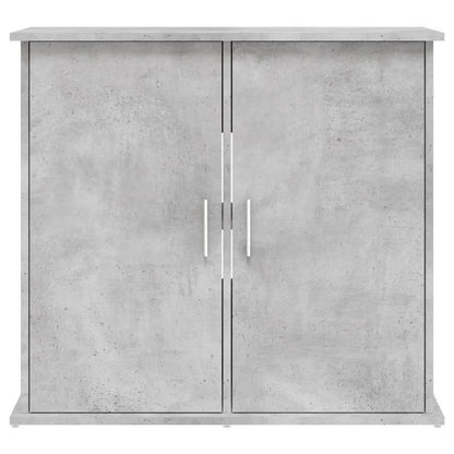 Aquariumkast – Aquariummeubel – Vistentafel – Visbak Kast – Aquariumstandaard – Betonlook Grijs & Hout – Stevige Constructie – 81x36x73 cm