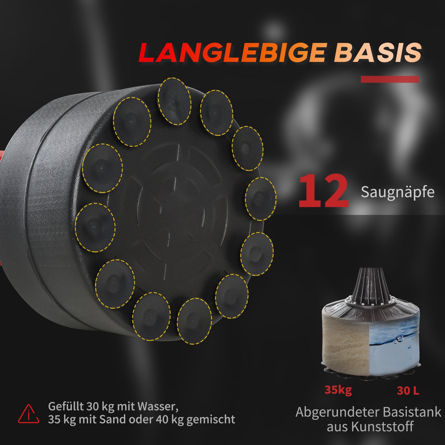 Bokszak Standaard – Bokspaal – Boksbal – Bokstrainer – Punching Bag – Verstelbare Hoogte 155-205 cm – 360° Draaibare Reflexbal