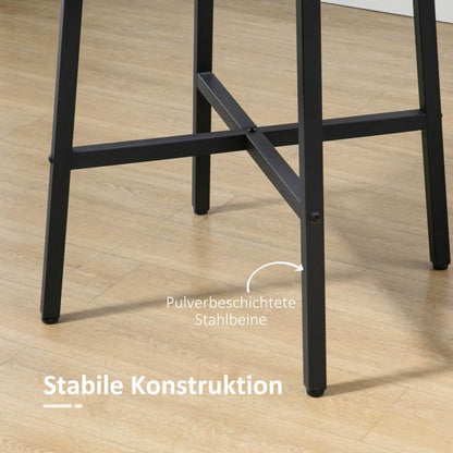 Eettafel – Tafel – Eetkamertafel – Keukentafel – Meubel – Bruin – Hardhout & Kunsthout – 80x80x76 cm – 4-delig Uitbreidbaar Blad – Eenvoudige Montage