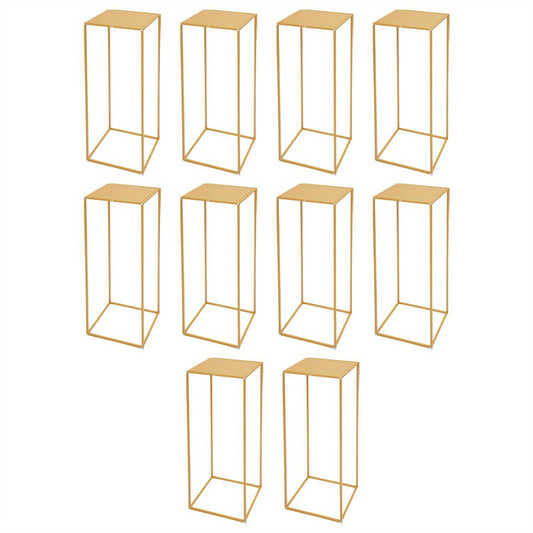 Wedding Flower Stand, Geometric Metal Flower Stand, Rectangle Flower Holder, Wedding Decor, Event Decoration, Minimalist Design, Modern Stand, Metal Stand, Display Stand, Square Stand