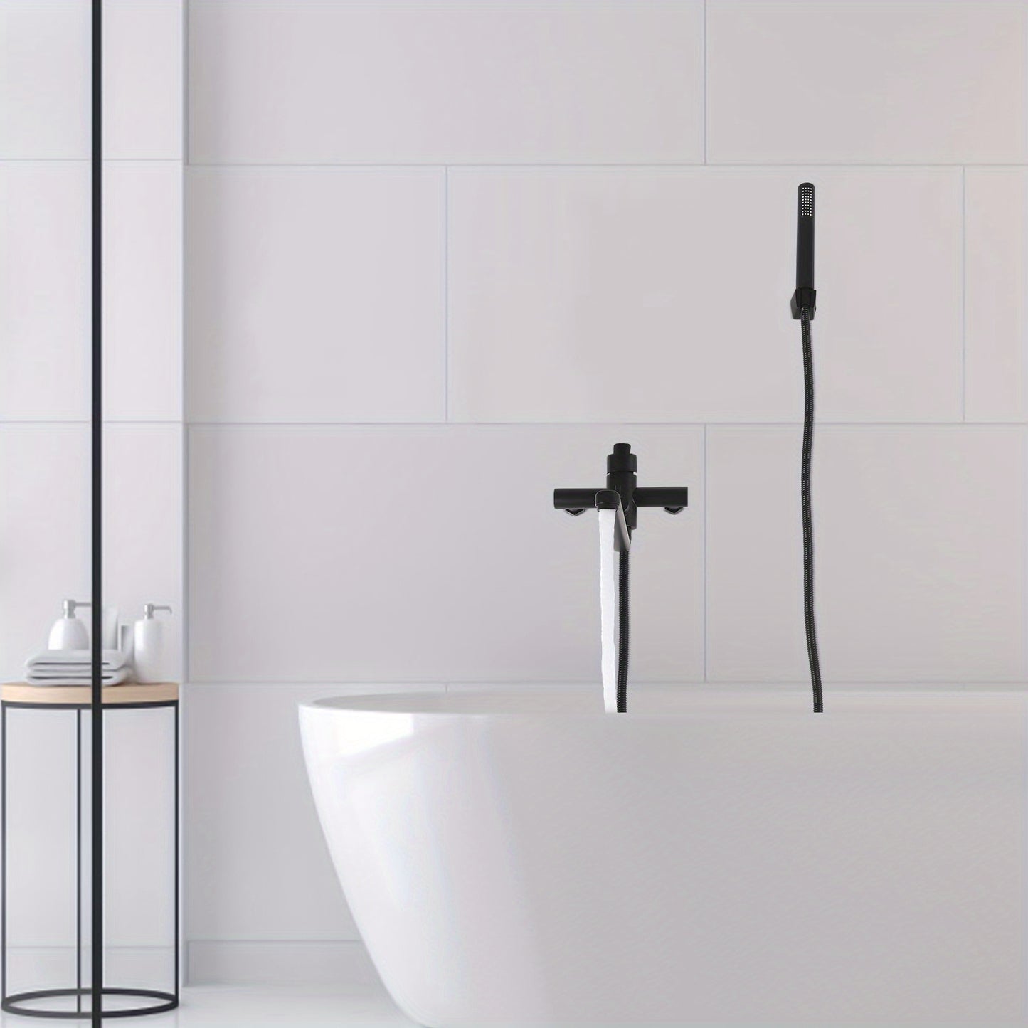 Douchekraan – Mengkraan – Douche Mengkraan – Handdouche – Douche Set – Mat Zwart Design – 360° Draaibare Handdouche