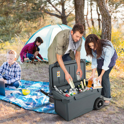 Koelbox – IJsbox – Drinkkoeler – Outdoor Koeltas – Picknickbox – 71 Liter – 7 Dagen Koeling – Stevige Wielen