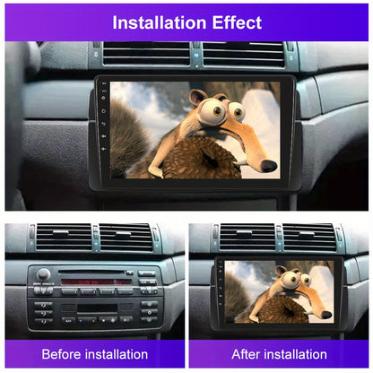 Android 15 Car Stereo – Autoradio – Multimedia Systeem – Navigatie Systeem – Touchscreen Radio – 9 Inch HD IPS Scherm – Draadloze CarPlay & Achteruitrijcamera