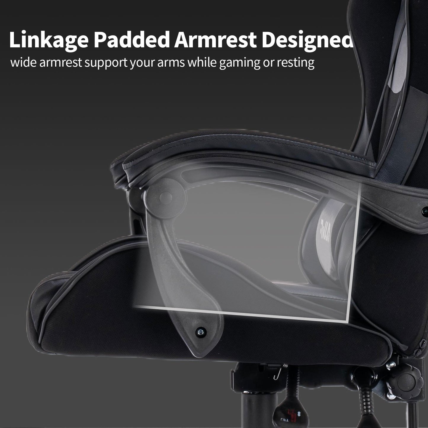 Gamingstoel – Gamestoel – Gaming Chair – Bureau Stoel – Game Stoel – Ergonomisch Ontwerp – Memory Foam Kussens – Verstelbaar – 360° Draaibaar – Roze/Wit
