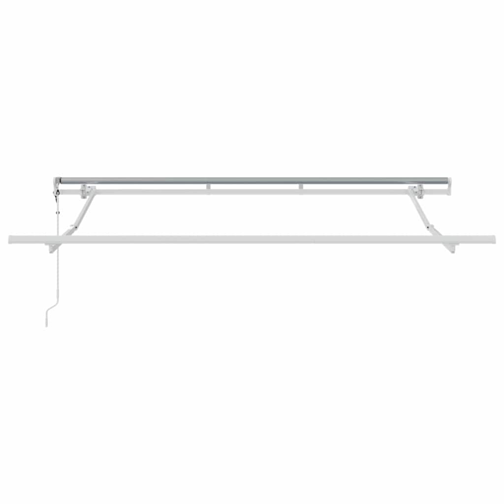 Inklapbare Zonwering – Terraszonwering – Buitenluifel – Schaduwdoek – Zonbescherming – Stevig Metalen Frame – 3,5 x 2 Meter – Wit