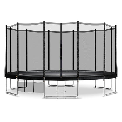Trampoline Buiten – Tuin Trampoline – Indoor Trampoline – Springkussen – Recreatieve Trampoline – Veiligheidsnet Inclusief – Duurzaam Frame 427 cm