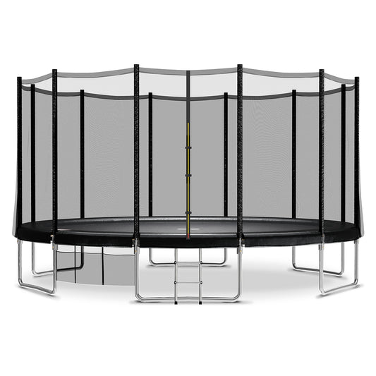 Trampoline Buiten – Tuin Trampoline – Indoor Trampoline – Springkussen – Recreatieve Trampoline – Veiligheidsnet Inclusief – Duurzaam Frame 427 cm