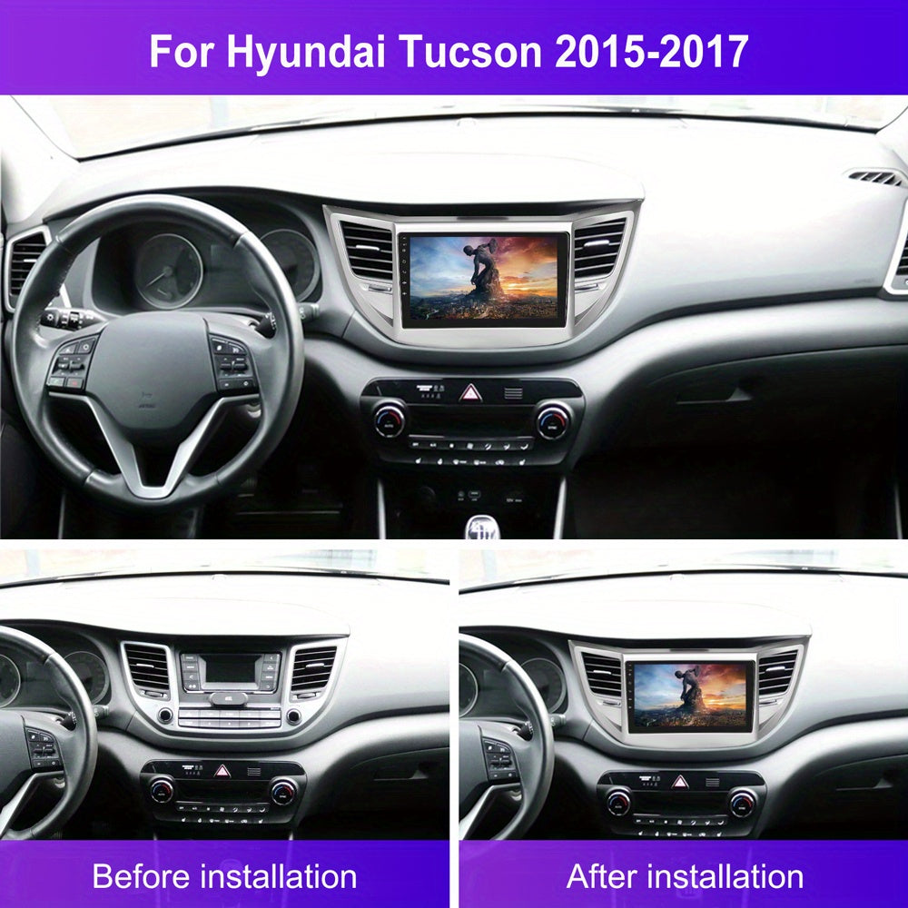 Autoradio Hyundai Tucson – Multimedia Systeem – Navigatie Radio – CarPlay Android Auto – 9 Inch Touchscreen – Draadloos CarPlay & GPS Navigatie – AHD Achteruitrijcamera & HiFi Geluid