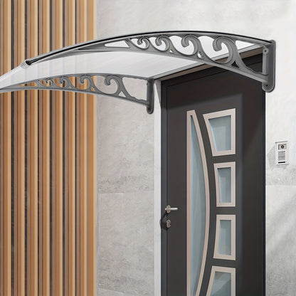 Polycarbonaatplaat – Dakplaat – Kunststofplaat – Kanaalplaat – Lichtdoorlatend – 100x100 cm – Aluminium Frame – Weerbestendig & UV-Bestendig