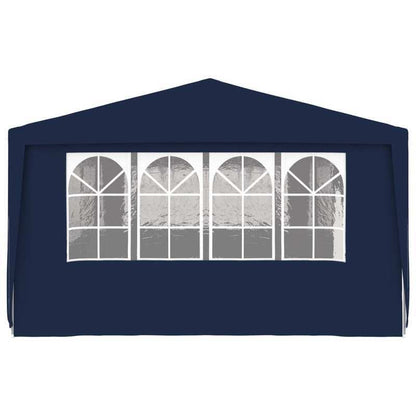 Partytent – Feesttent – Paviljoen – Tuintent – Vouwtent – Blauw – 4x9 Meter – Waterbestendig Polyester 90 g/m²