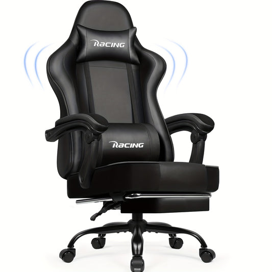 Gamingstoel – Gamestoel – Gaming Chair – Game Stoel – Gamestoel met Voetensteun – Verstelbaar tot 165° – 360° Draaibaar – Ergonomische Lendensteun – Maximaal 150 kg