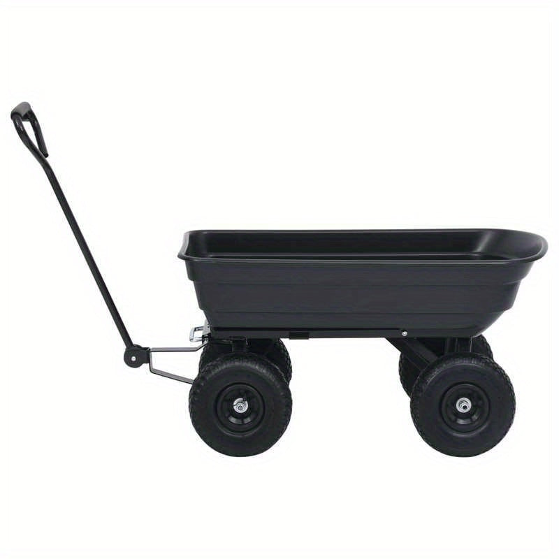 Kruiwagen – Tuinkar – Bouwkar – Zwaar Transport – Tuinwagen – Metalen Frame – 300 kg Draagvermogen – 4 All-Terrain Wielen – Ergonomisch Handvat – Robuust & Onderhoudsvrij