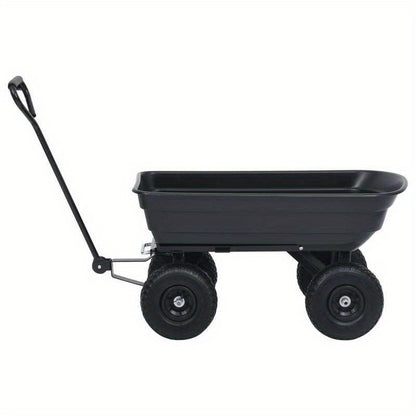 Kruiwagen – Tuinkar – Bouwkar – Zwaar Transport – Tuinwagen – Metalen Frame – 300 kg Draagvermogen – 4 All-Terrain Wielen – Ergonomisch Handvat – Robuust & Onderhoudsvrij