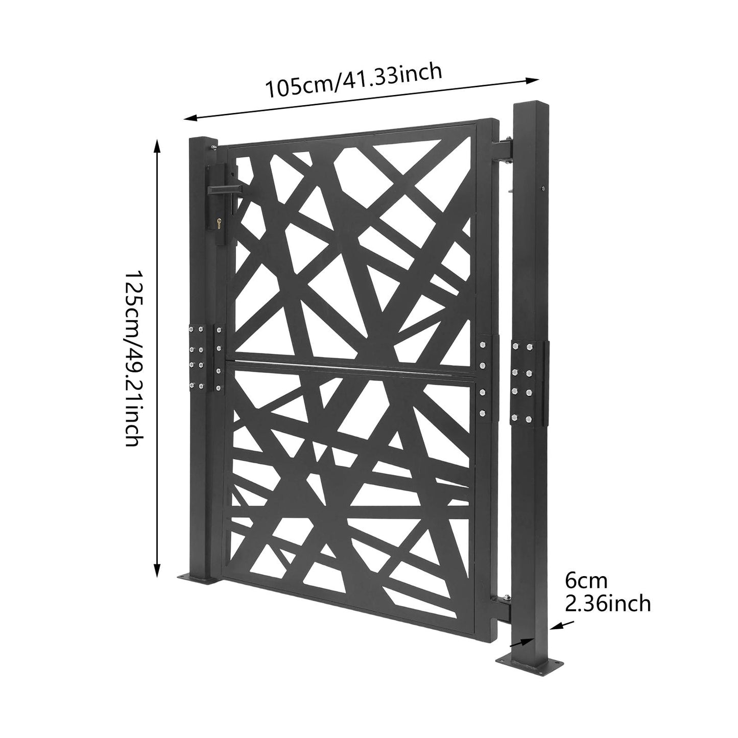 Garden Gate, Outdoor Garden Entrance Gate, Garden Metal Gate