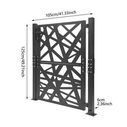 Garden Gate, Outdoor Garden Entrance Gate, Garden Metal Gate