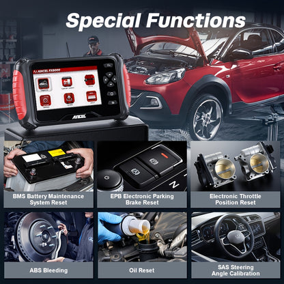 OBD2 Scanner – Auto Diagnosetool – Foutcode Uitlezer – Multisysteem Tester – Autodiagnose Apparaat – 6+ Speciale Functies – Wi-Fi Met Levenslange Updates